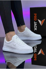 PRO JACK Beyaz Günlük Ortopedik Sneaker Erkek Spor Ayakkabı - PJ732 - Beyaz