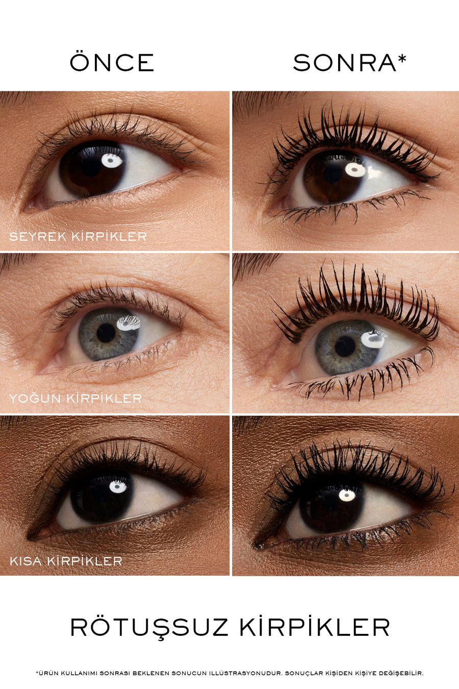 Lancome Lash Idole Curl Goddess Kıvrık Görünüm Veren Hacim Etkili Siyah Maskara 3614274491081