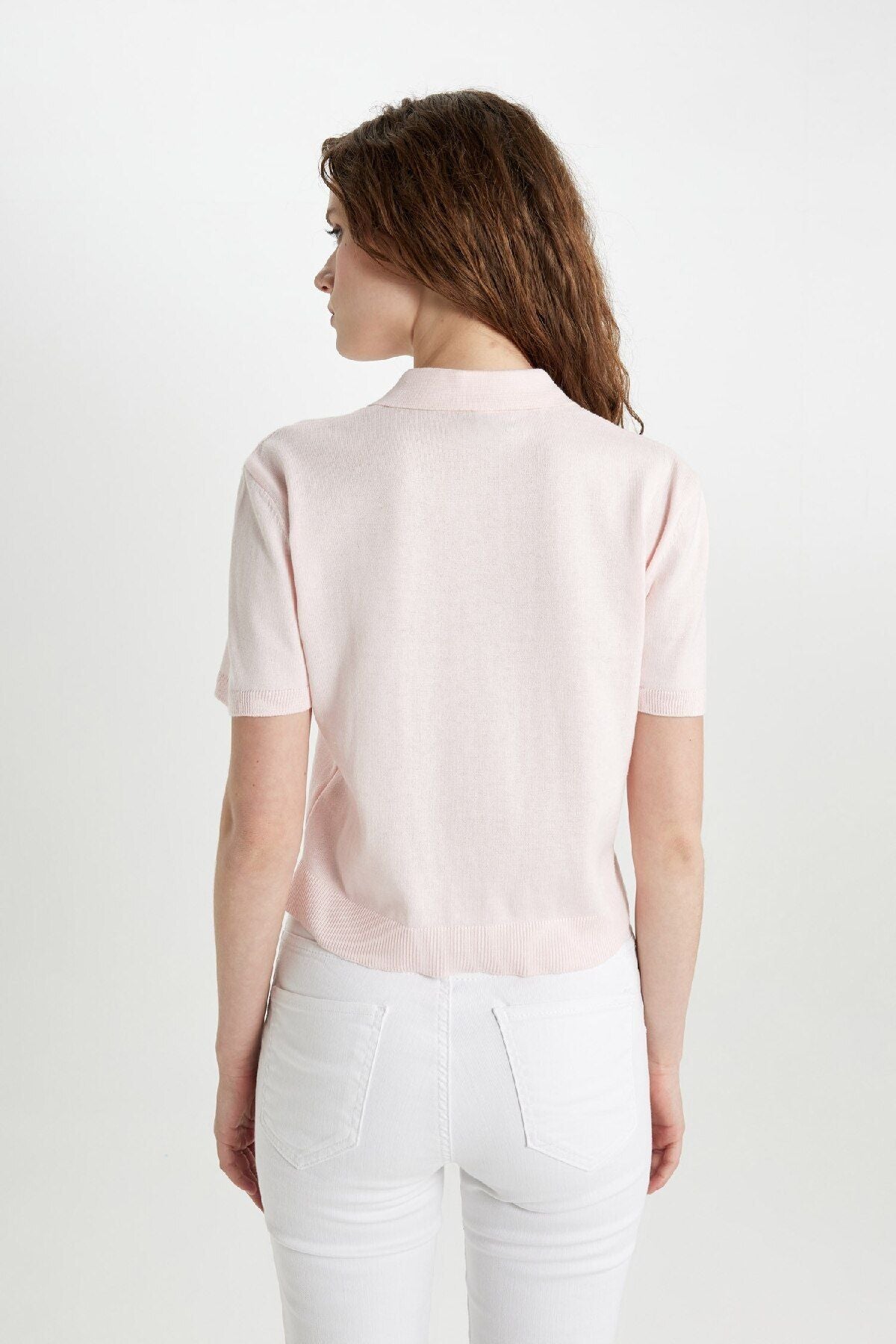 Defacto Regular Fit Polo Yaka Kısa Kollu Triko Tişört C4534ax24sm