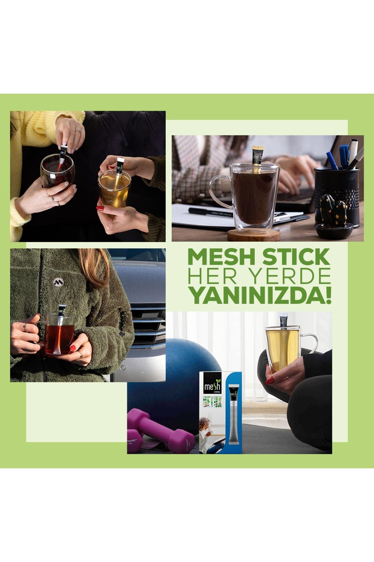 Mesh Stick Emziren Anne Çayı Süt Arttırıcı Doğal Bitki Çayı Paket Bir Arada