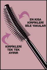 Maybelline New York Lash Sensational Yelpaze Etkili Siyah Maskara Intense Fiyatı - No Color