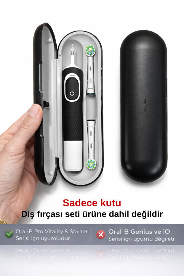 Wober Oral-b Şarjlı Diş Fırçası Için Saklama Kabı/kutusu, Sadece Pro, Vitality Ve Starter Serisine Uyumlu!