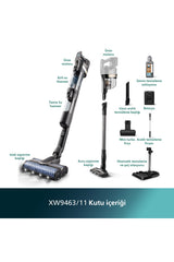 Philips 9000 Serisi AquaTrio Islak&Kuru Süpürge, Otomatik Temizleme, AquaSpin, PowerCyclone Aqua, XW9463/11 - Siyah