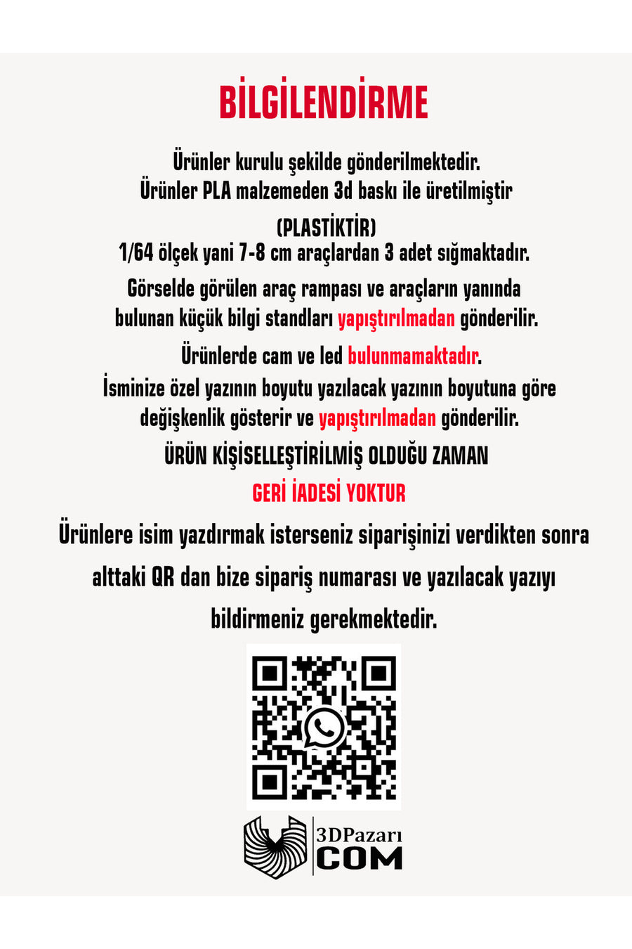 Butik 1/64 Ölçekli Siyah Renk Showroom Tasarımlı Diorama Araç Sergileme Garajı 3D Baskı