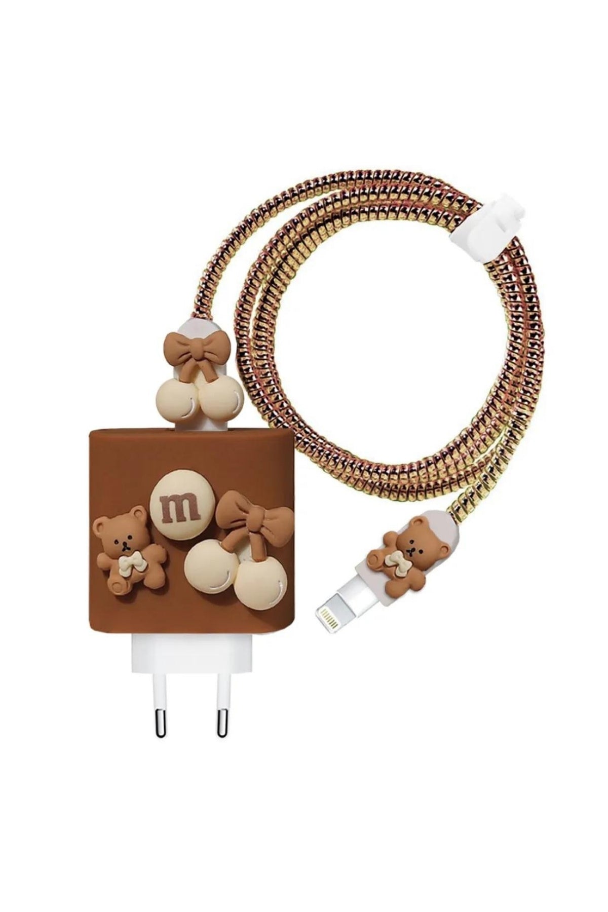 Dublin İphone 18w/20w Uyumlu Şarj Aleti Kılıfı, Şarj Kablosu Koruma Aparatı, Toparlayıcı, Koruyucu