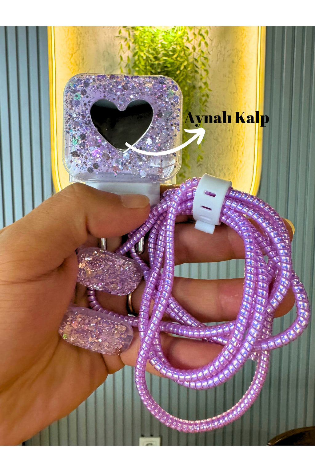 Dublin İphone 18w/20w Uyumlu Şarj Aleti Kılıfı, Şarj Kablosu Koruma Aparatı, Toparlayıcı, Koruyucu