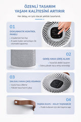 Kurutek HT35 (HEPA + CARBON) Hava Temizleme Cihazı