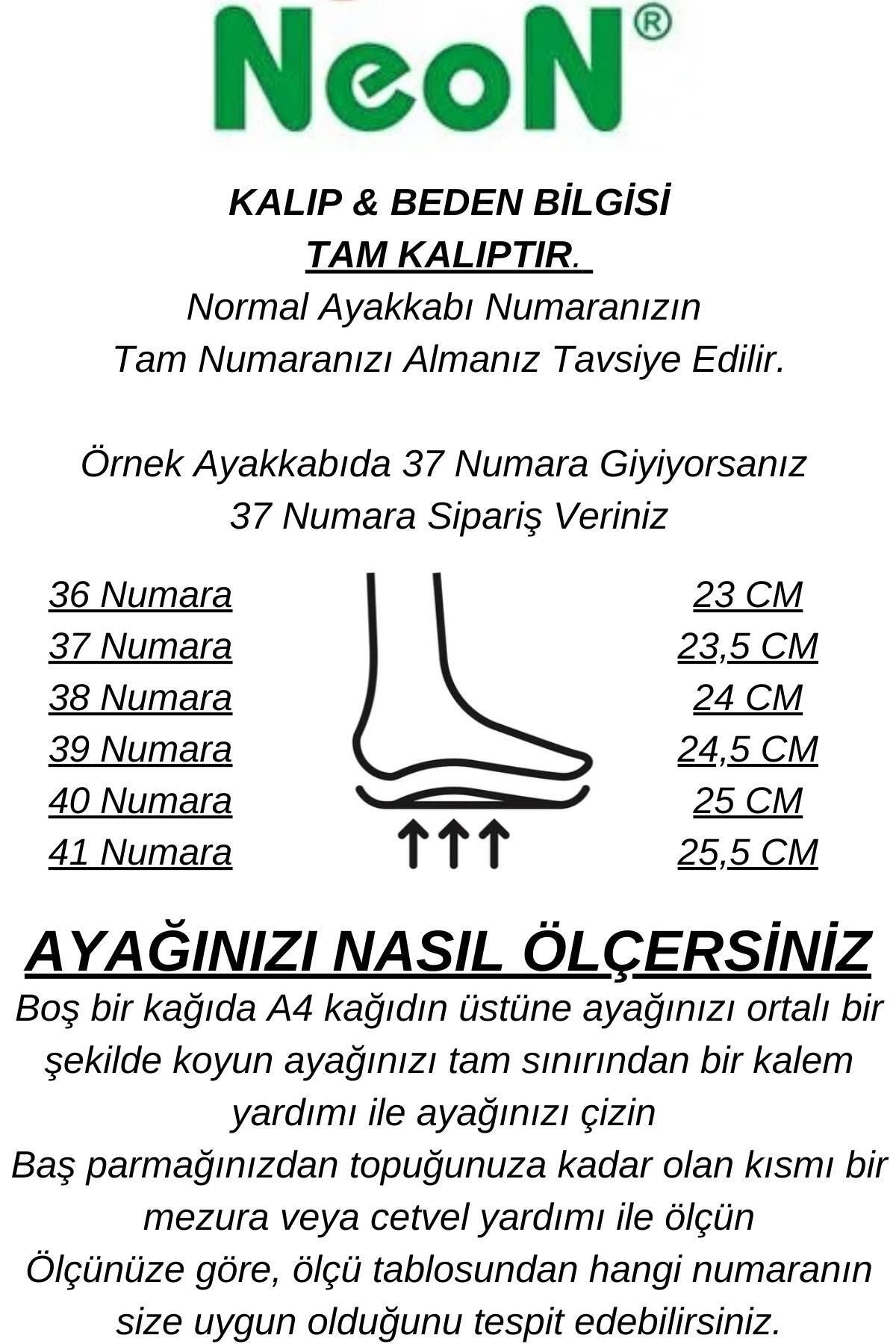 neon shoes Lina Kadın Anatomik Ortopedikonfor Modeli Terlik Hafif Şık Topuklu Günlük Dışarı Ev Içi Terliği