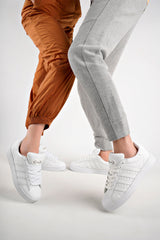 Freemax Spor Sneaker Ayakkabı Siyah Beyaz - Beyaz