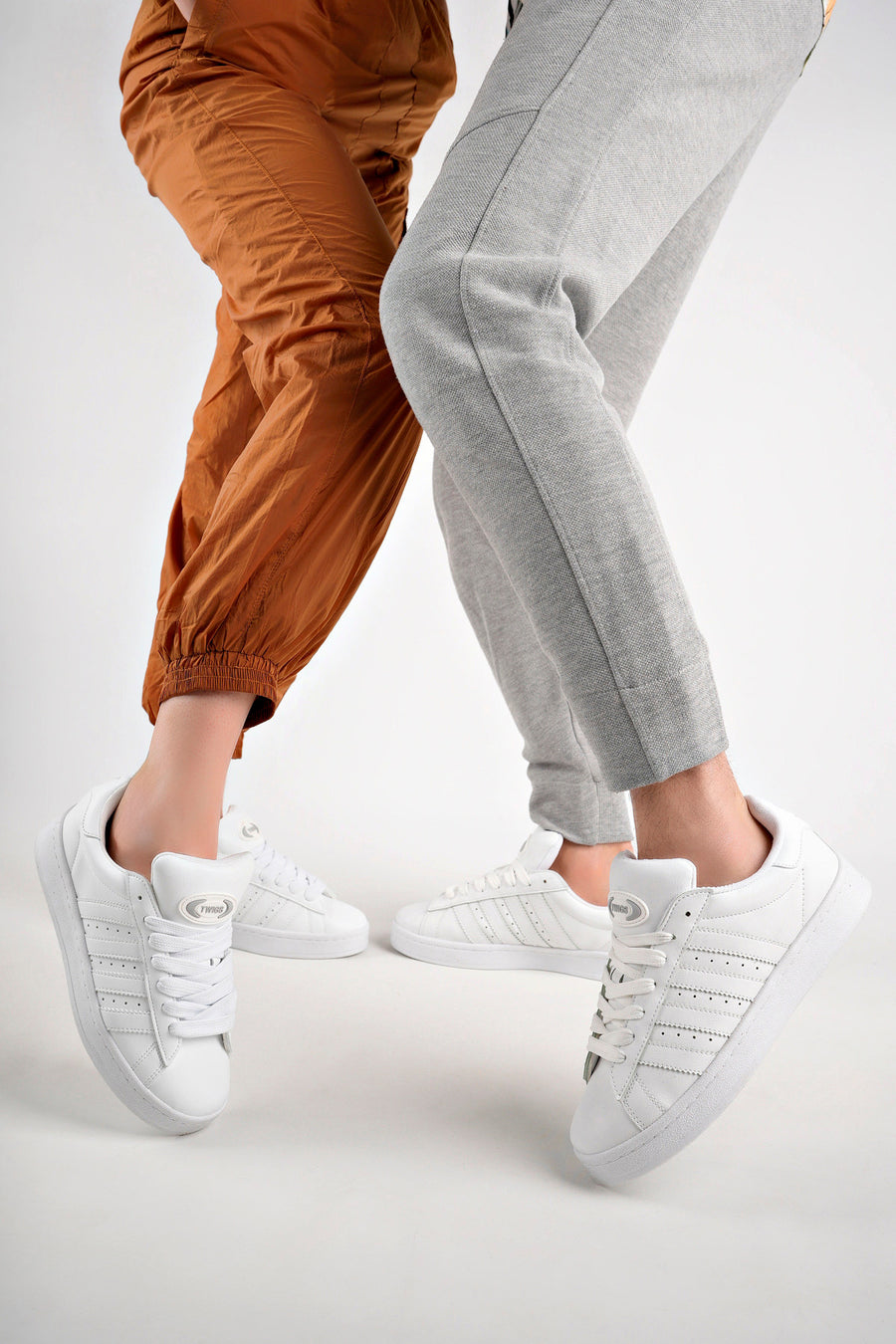 Freemax Spor Sneaker Ayakkabı Siyah Beyaz - Beyaz