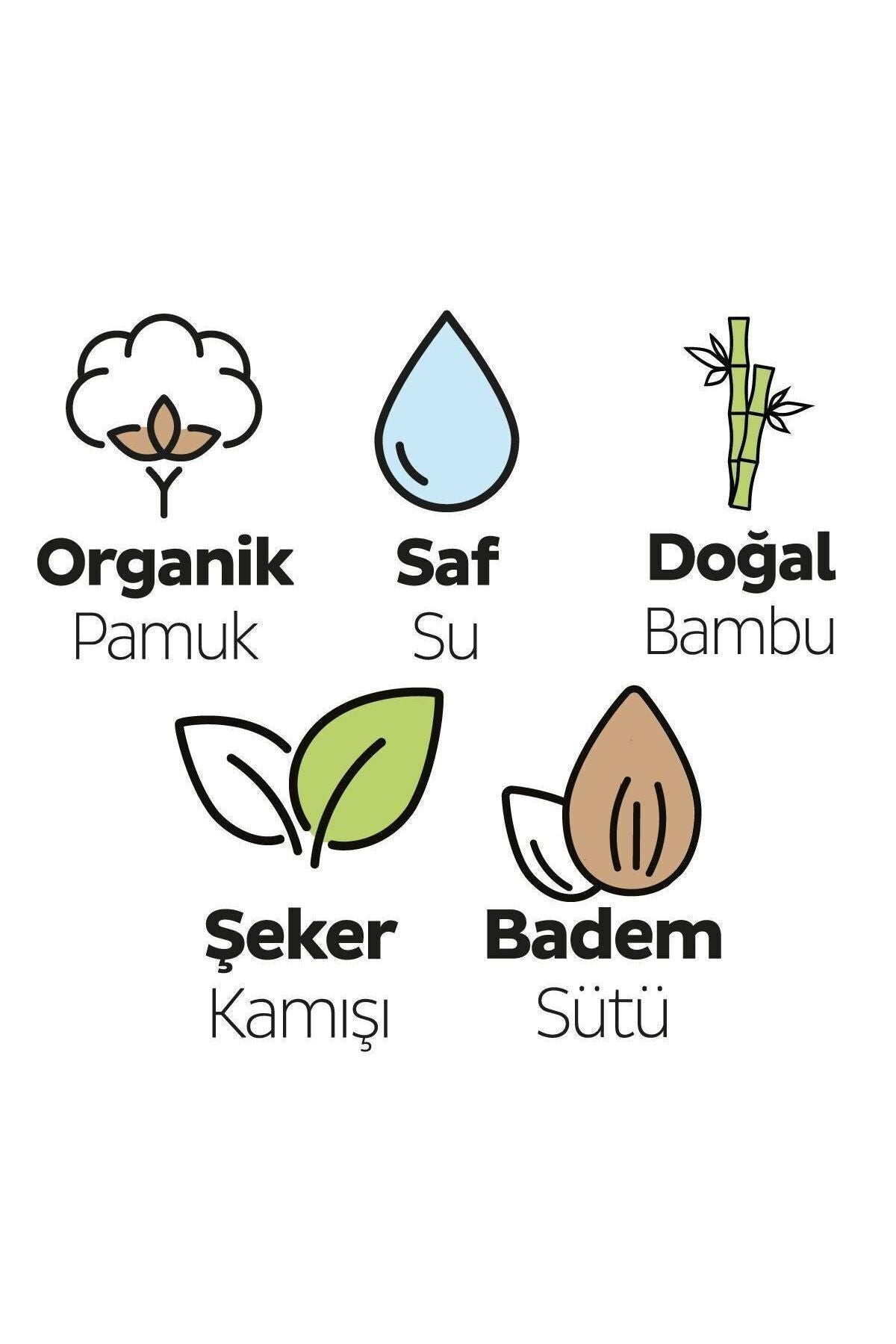 Sleepy Bio Natural Yenidoğan Islak Bebek Bakım Havlusu x(YAPRAK) - Görsel 3