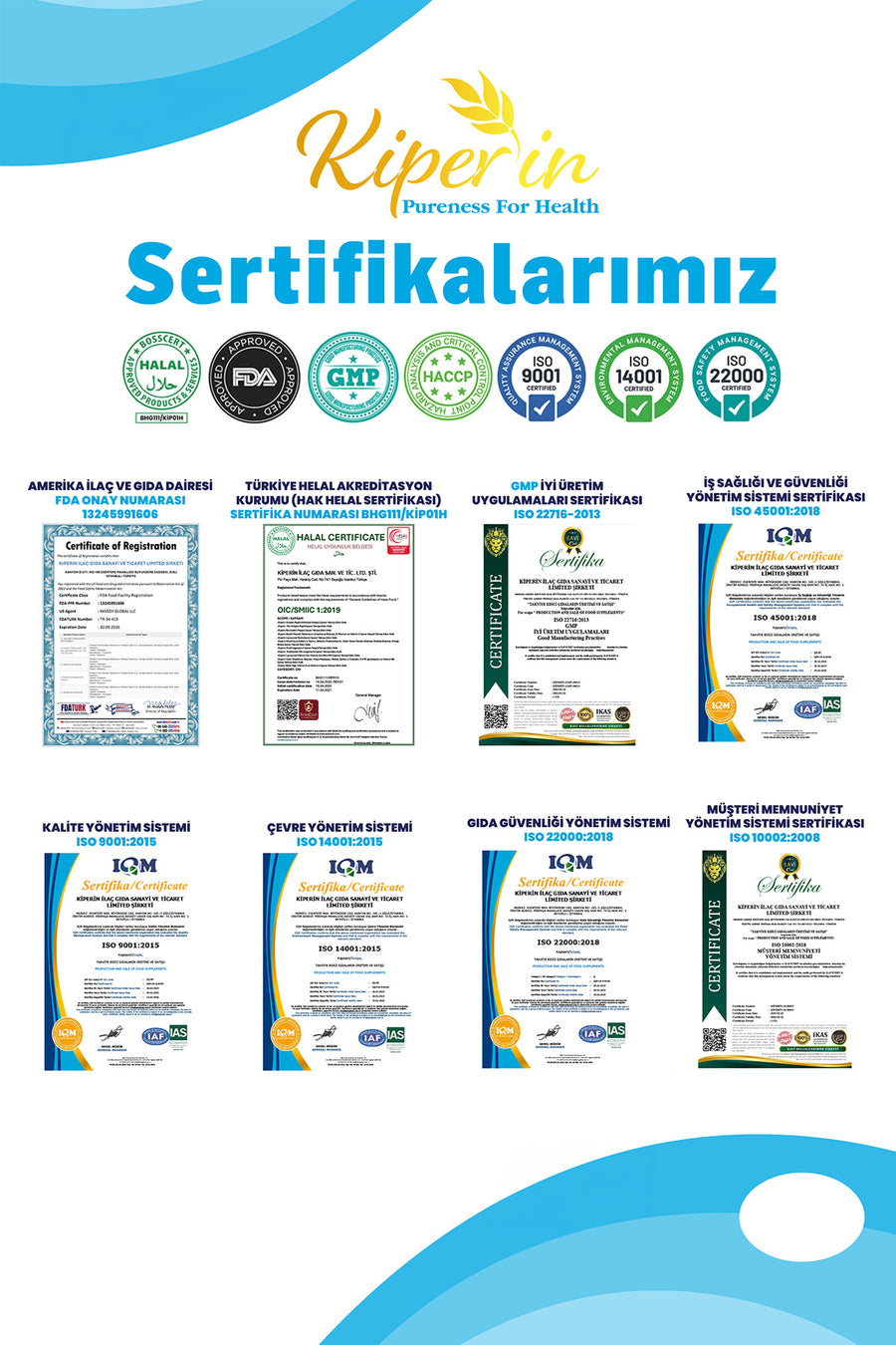 Kiperin %100 Saf ve Doğal Mor & Çoklu Kolajen Peptitleri içeren Lipozomal Teknoloji Diyet Takviyesi (576gr)