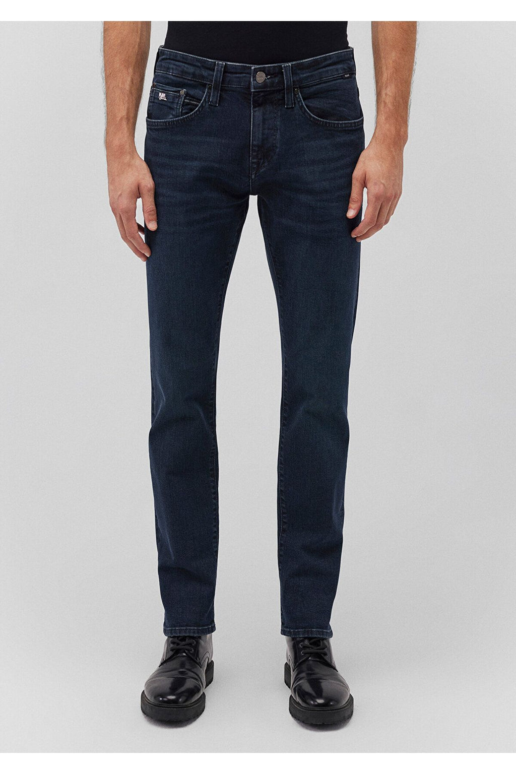 Jake Lux Black Puslu Vintage Koyu Mavi Jean Pantolon 0042287868