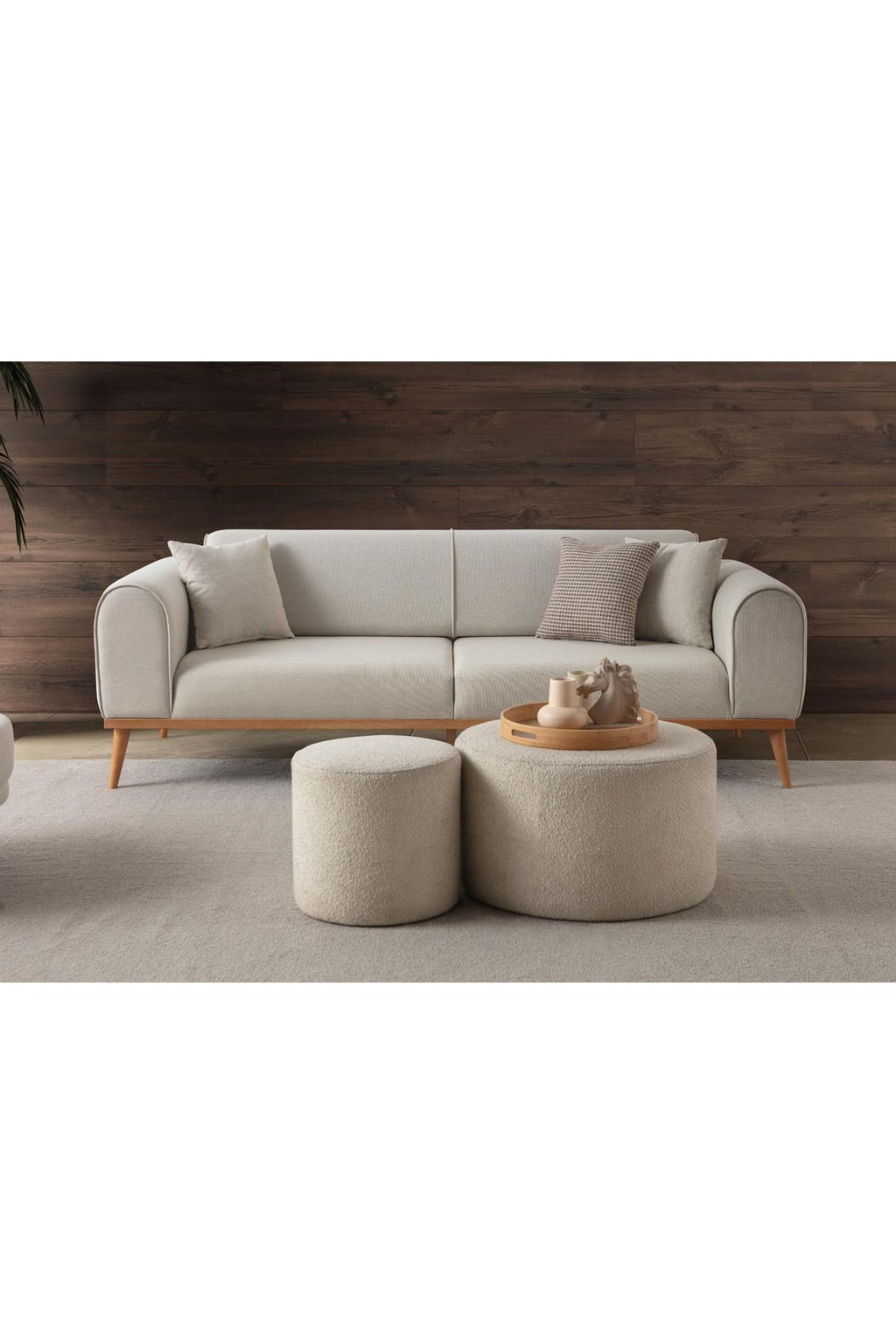 EDSY HOME Rebul ++Koltuk Takımı Bej Renk - Görsel 5