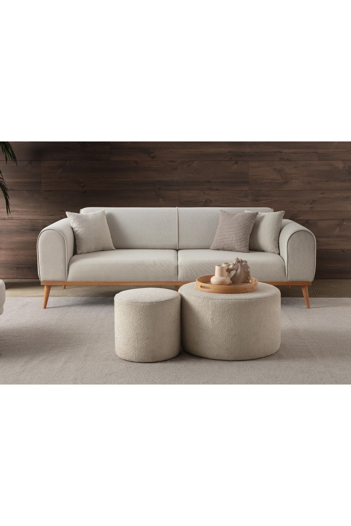 EDSY HOME Rebul ++Koltuk Takımı Bej Renk - Görsel 5