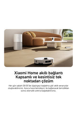 Xiaomi Robot Vacuum 5 Beyaz Akıllı Robot Süpürge 20000 Pa Emiş Gücü ( Xiaomi Türkiye Garantili)