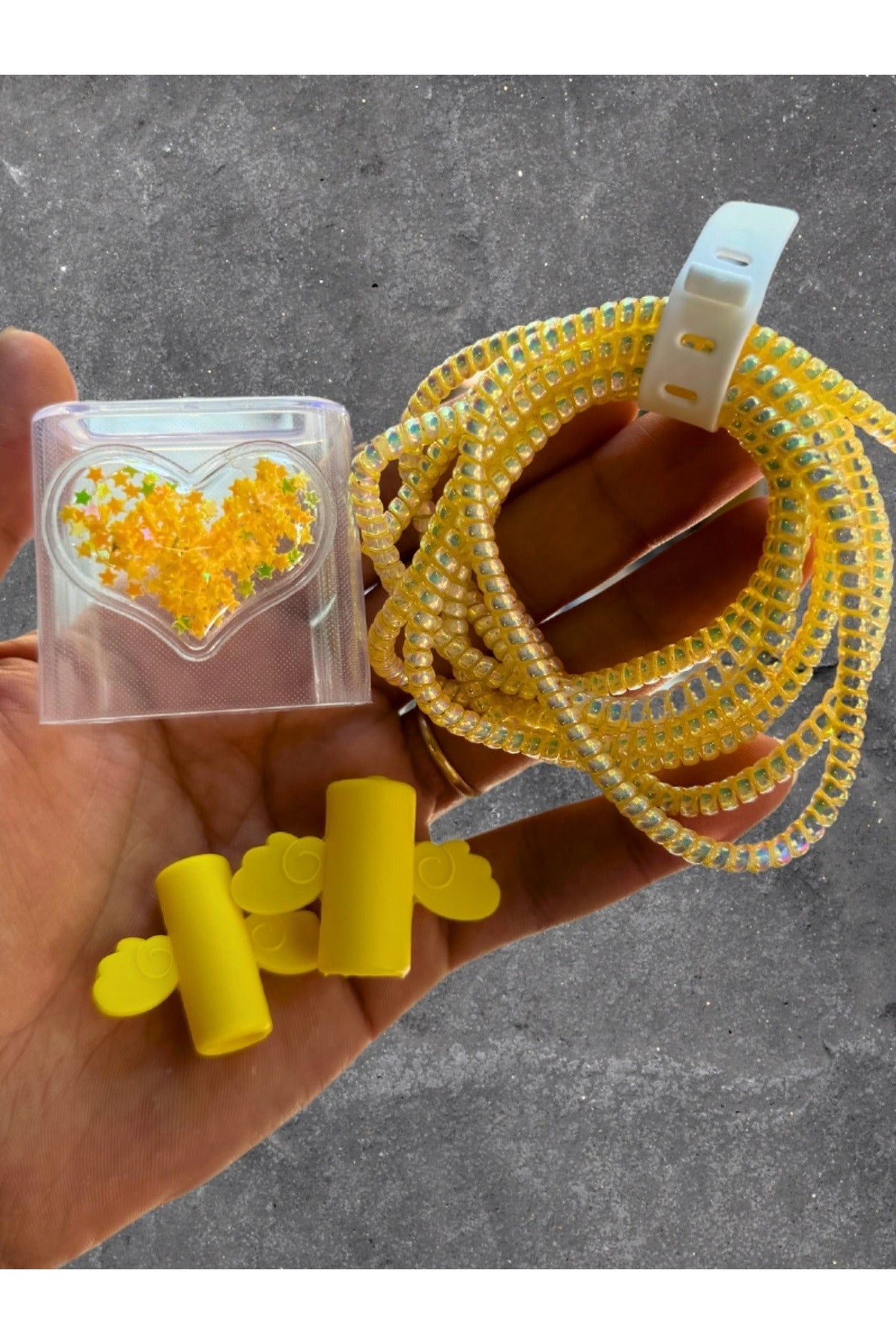 Dublin İphone 18w/20w Uyumlu Şarj Aleti Kılıfı, Şarj Kablosu Koruma Aparatı, Toparlayıcı, Koruyucu