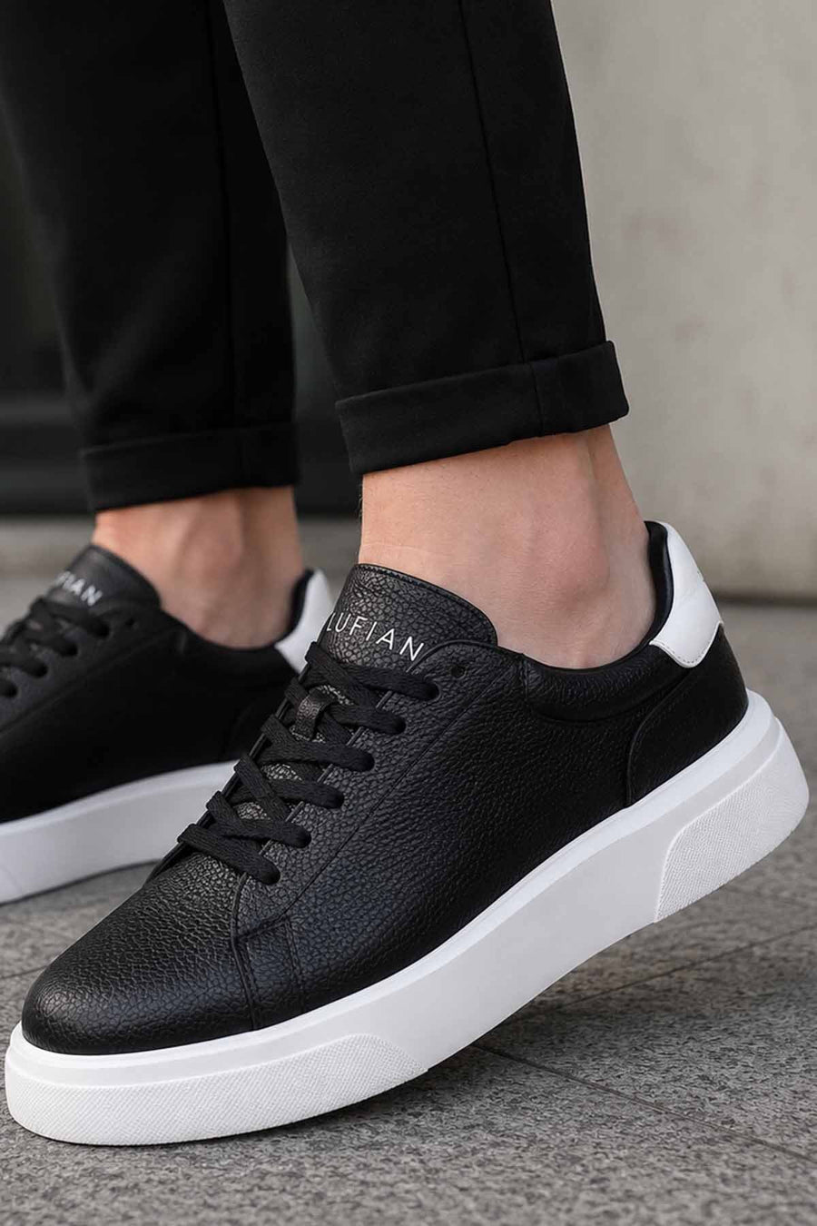 Lufian Gage Erkek Sneaker Ayakkabı Beyaz - Beyaz