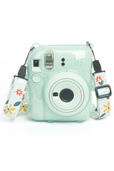 Fujifilm Instax Mini 12 Yeşil Fotoğraf Makinesi-10'lu Film-kıskaçlı Stand-pvc Albüm Ve Simli Pleksi Kılıf Set - Yeşil