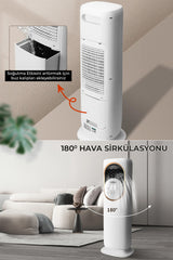 ROBO Uzaktan Kumandalı Hava Isıtıcı Soğutucu Nemlendirici UV Sterilizasyon Ünite 4'ü 1 Arada