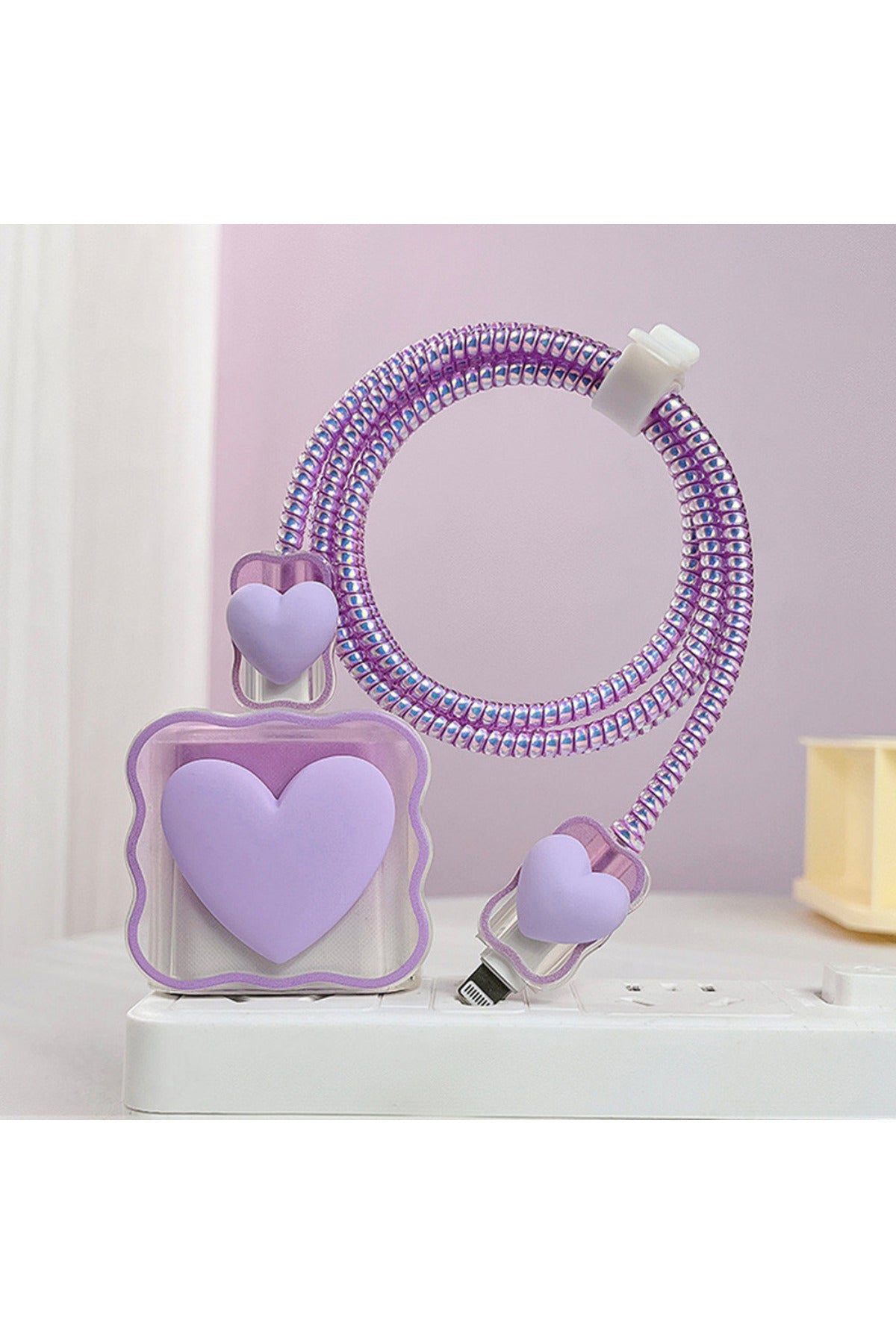 Dublin İphone 18w/20w Uyumlu Şarj Aleti Kılıfı, Şarj Kablosu Koruma Aparatı, Toparlayıcı, Koruyucu