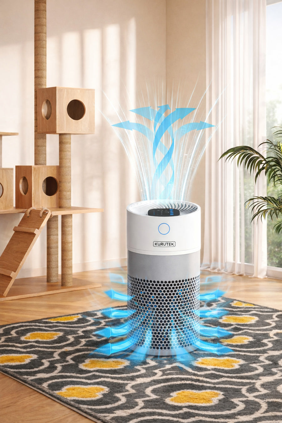 Kurutek HT35 (HEPA + CARBON) Hava Temizleme Cihazı
