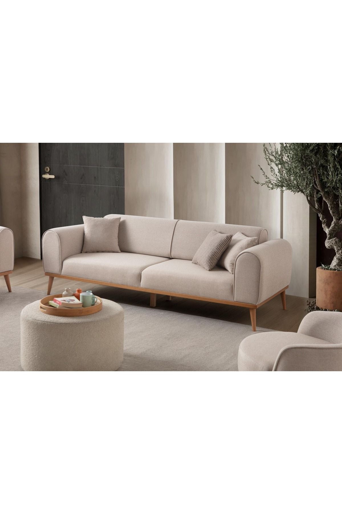 EDSY HOME Rebull +++Koltuk Takımı Sütlü Kahve - Görsel 3