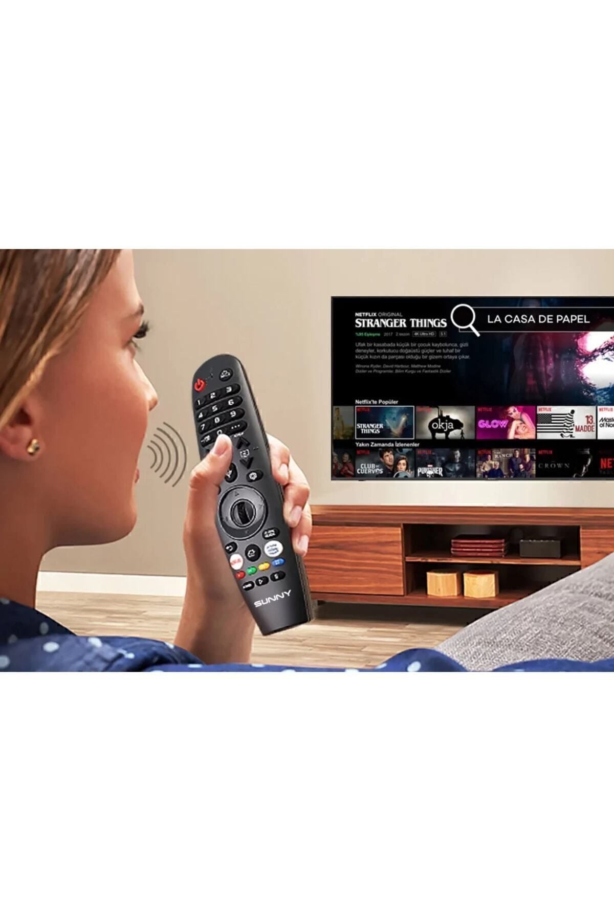 Sunny SNFMN'' Ekran Uydu Alıcılı K Ultra HD Smart WebOS LED TV - Görsel 7