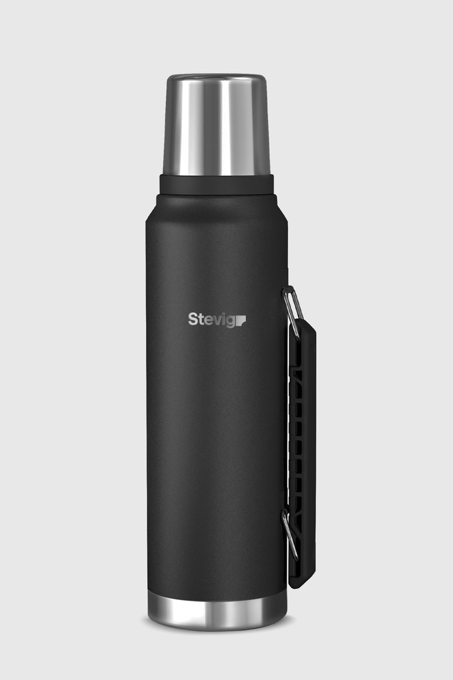 Stevig 4 Camp Klasik Vakumlu Kulplu Çelik Termos 1.5 LT. Green ST-206