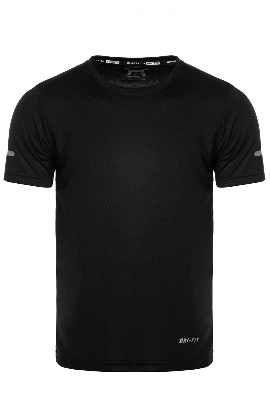 Ghassy Co Erkek Nem Emici Hızlı Kuruma Atletik Teknik Performans Spor T-shirt - Beyaz