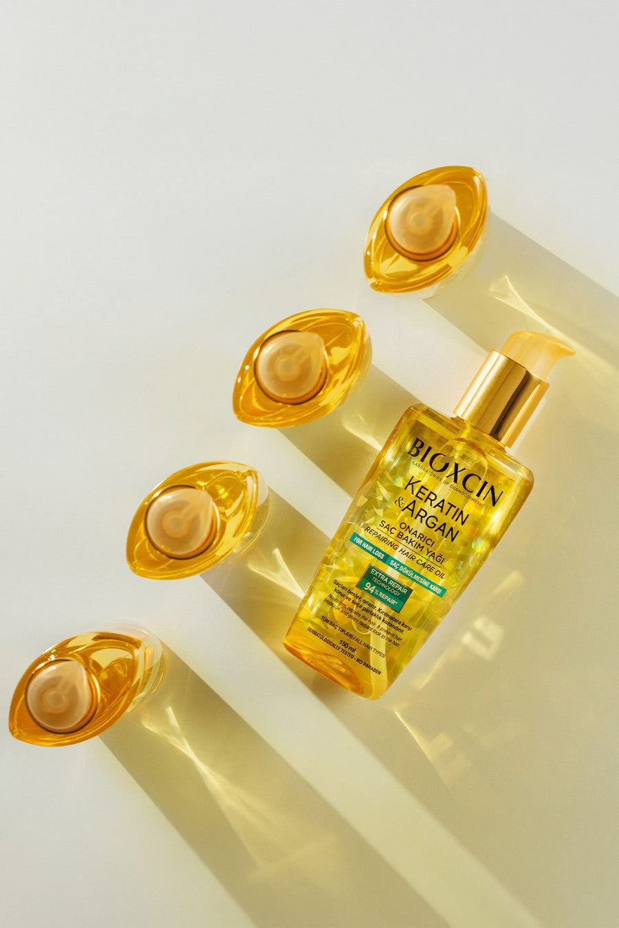 Bioxcin Keratin & Argan Onarıcı Saç Bakım Yağı ml - Yıpranmış Ve Hassasaçlar