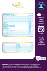 Kiperin %100 Saf ve Doğal Mor & Çoklu Kolajen Peptitleri içeren Lipozomal Teknoloji Diyet Takviyesi (576gr)