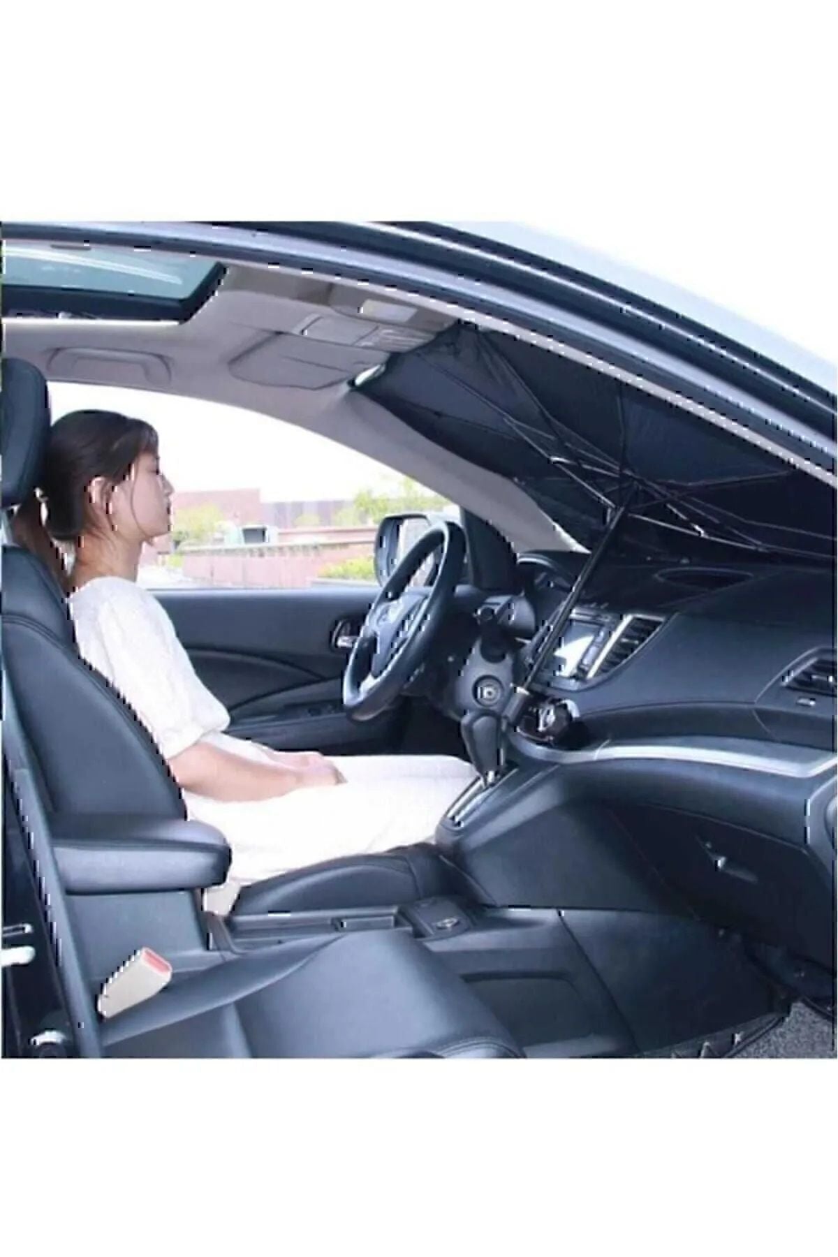 Carlifestyle Tüm Araçlar İçin Araba Ön Cam Katlanabilir - #049B24 3