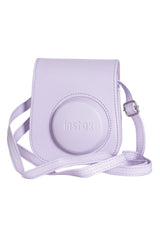 Fujifilm Instax Mini 12 Lila Fotoğraf Makinesi-10'lu Film-Mini Albüm ve Deri Kılıf Seti - Lila