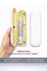 Wober Oral-b Şarjlı Diş Fırçası Için Saklama Kabı/kutusu, Sadece Pro, Vitality Ve Starter Serisine Uyumlu!