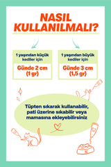 BioFeline Tüy Dökülmesi, Tüy Yumağı ve Kusma Engelleyici Multivitaminli Kısır Kedi Maltı 100g