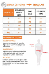 GRIMELANGE Solo Erkek %100 Organik Pamuklu Kalın Dokulu Comfort Fit Bisiklet Yakalı Siyah T-shirt - Beyaz