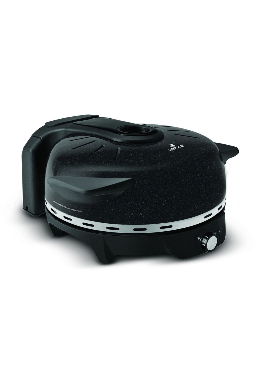 Karaca Gastro 10 in 1 Pizza Lahmacun ve Tandır Ekmeği Makinesi Biodiamond Matte Black - Shiny-Black