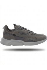 Slazenger Azez Siyah Beyaz Unisex Rahat Sneaker Spor Ayakkabı - Gri-Antrasit