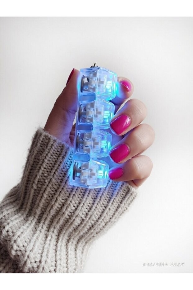 BESTTOYS Işıklı stres giderici click sesli ışıklı klavye LED ışıklı klavye anahtarlık KARIŞIK RENK GÖNDERİLİR