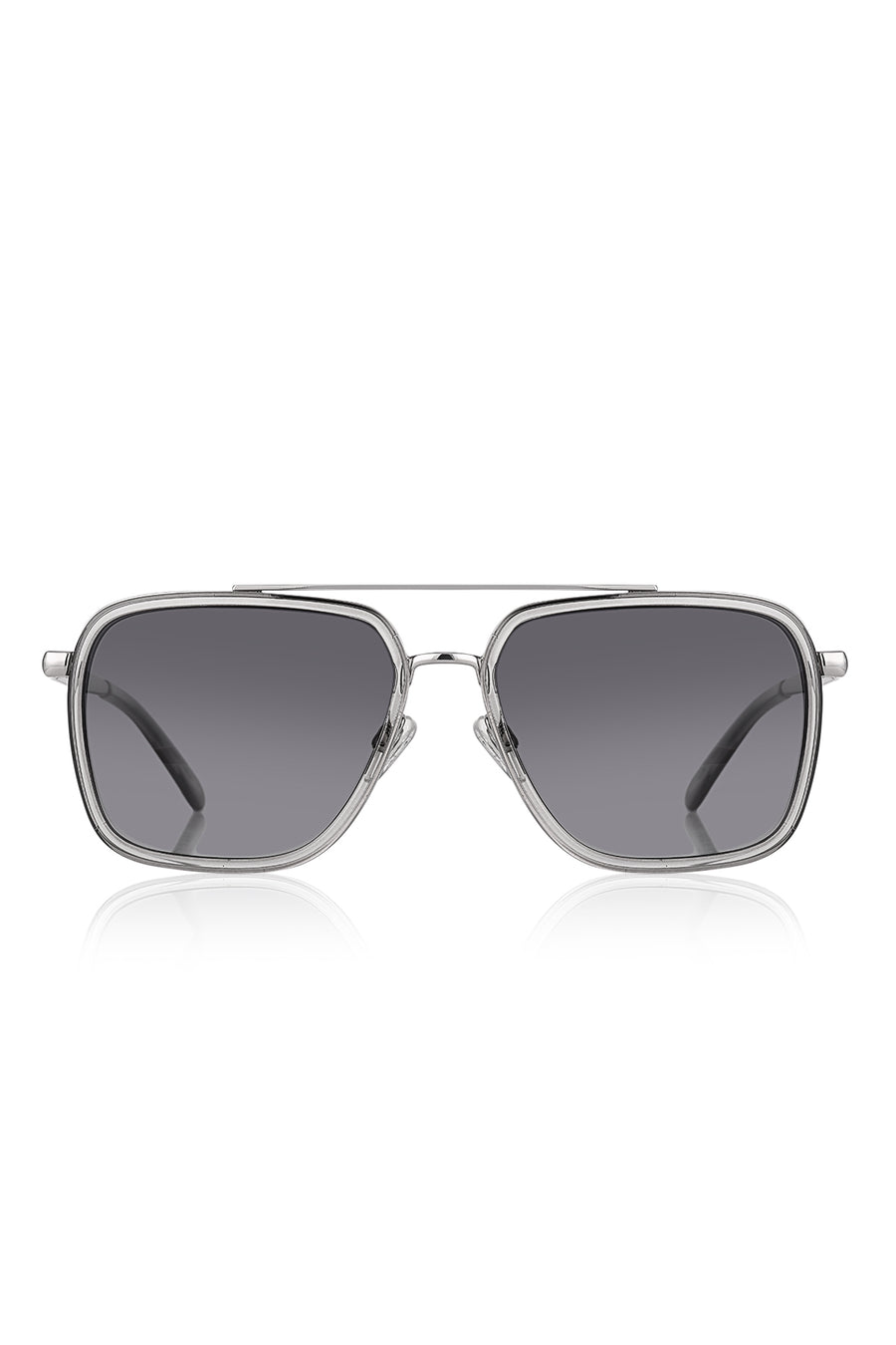 Daniel Klein Polarize - UV400 Korumalı Gümüş Siyah Renk Orijinal Erkek Güneş Gözlüğü 57 Ekartman DKG6289C2