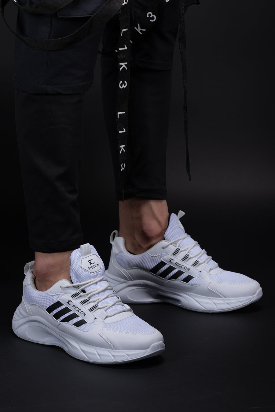 Riccon Torrine Unisex Sneaker 001293 Füme - Siyah