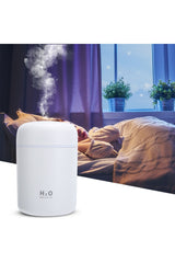 H2O Humidifier Hava, Oda, Araç Nemlendirici Buhar Makinesi - Pembe