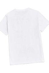 Genel Markalar Red Cherries Baskılı Oversize Unisex Tshirt - Beyaz