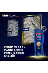 Clear Men Kepeğe Karşı Etkili Şampuan Cool Sport Menthol 600 ml x3
