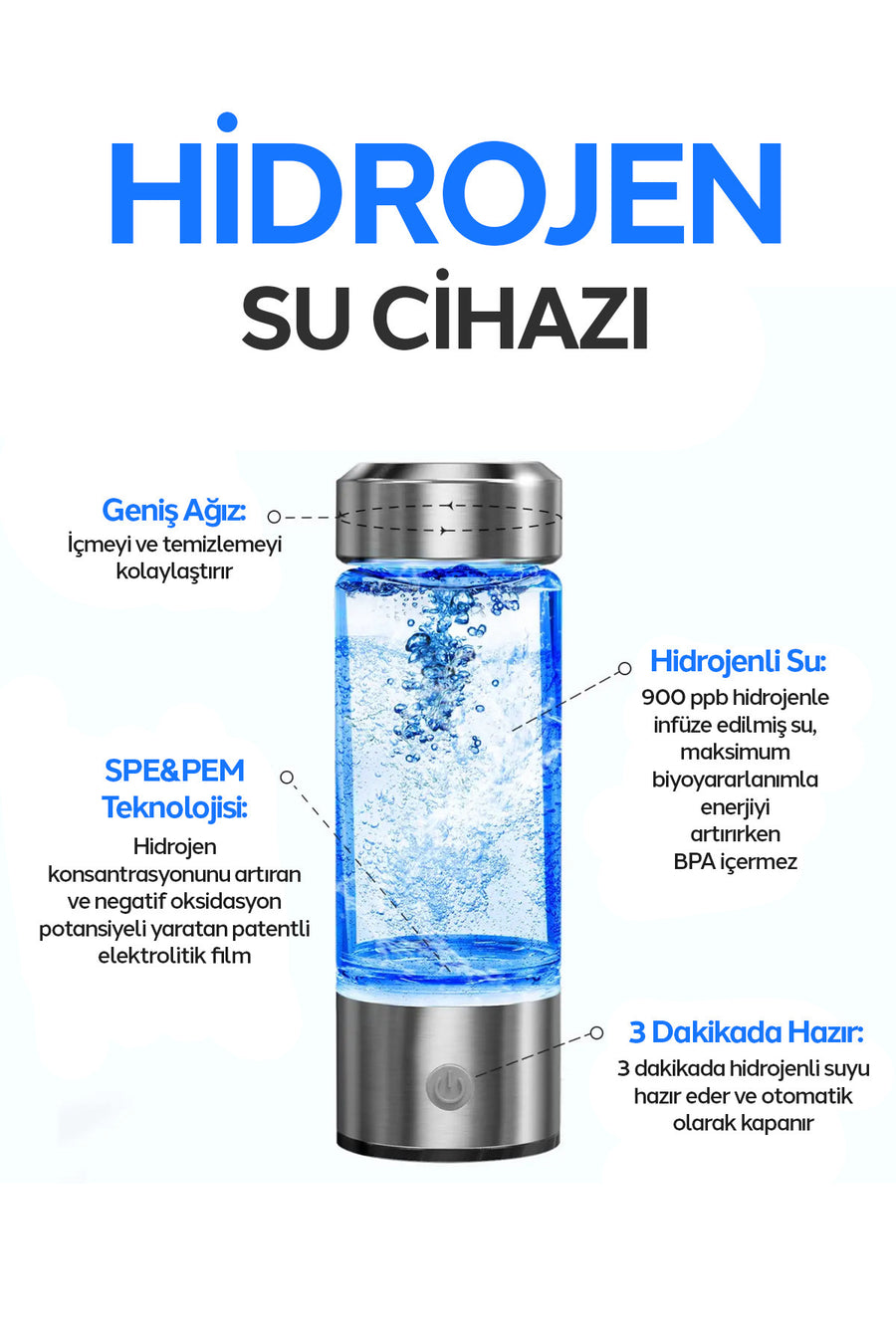 hb skin care Hidrojenli Su Cihazı Sağlık1 Güzelik2 zayıflama3