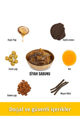 Levand Fas Siyah Argan Sabunu Gül/beldi/jel Peeling Sabunu 250g
