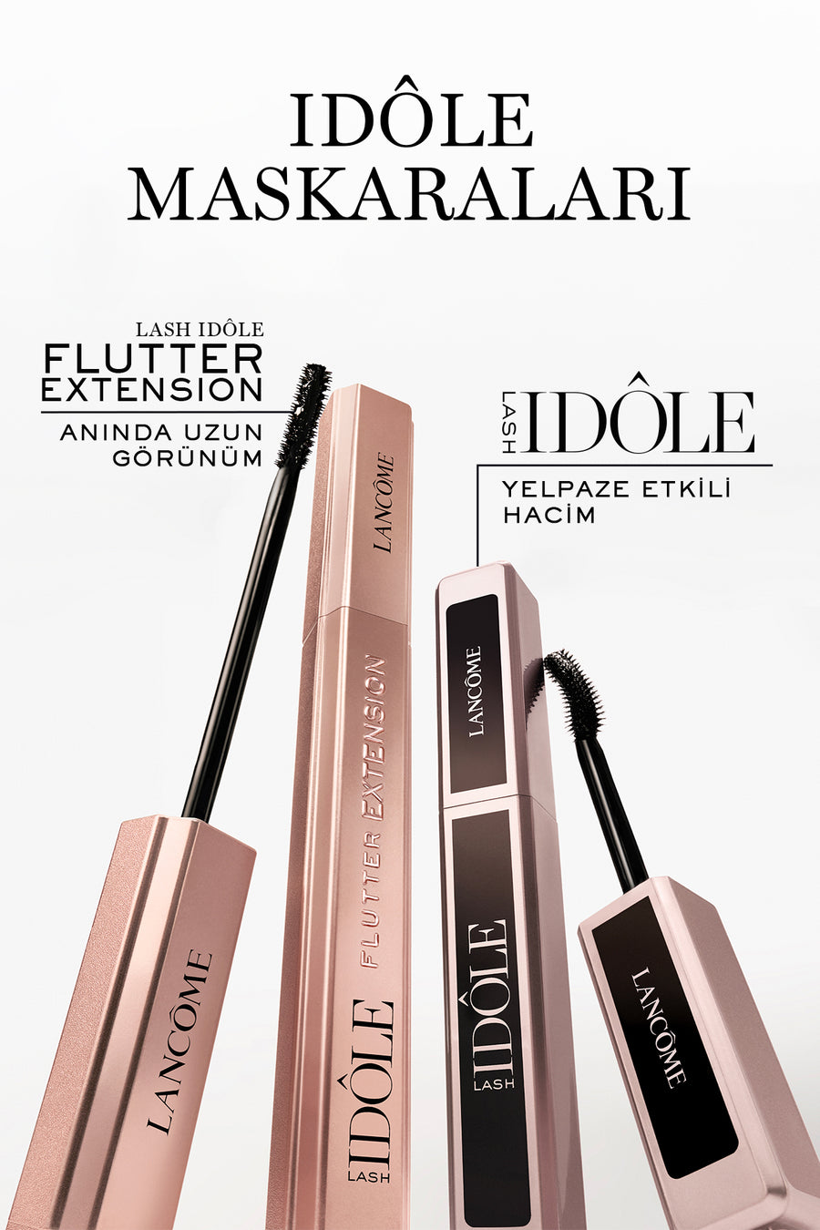 Lancome Lash Idole Flutter Extension Uzun Kirpik Görünümü veren Maskara 3614274195026