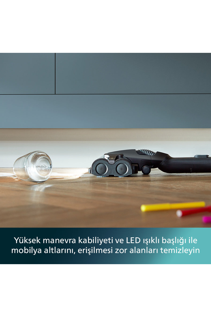 Philips 9000 Serisi AquaTrio Islak&Kuru Süpürge, Otomatik Temizleme, AquaSpin, PowerCyclone Aqua, XW9463/11 - Siyah