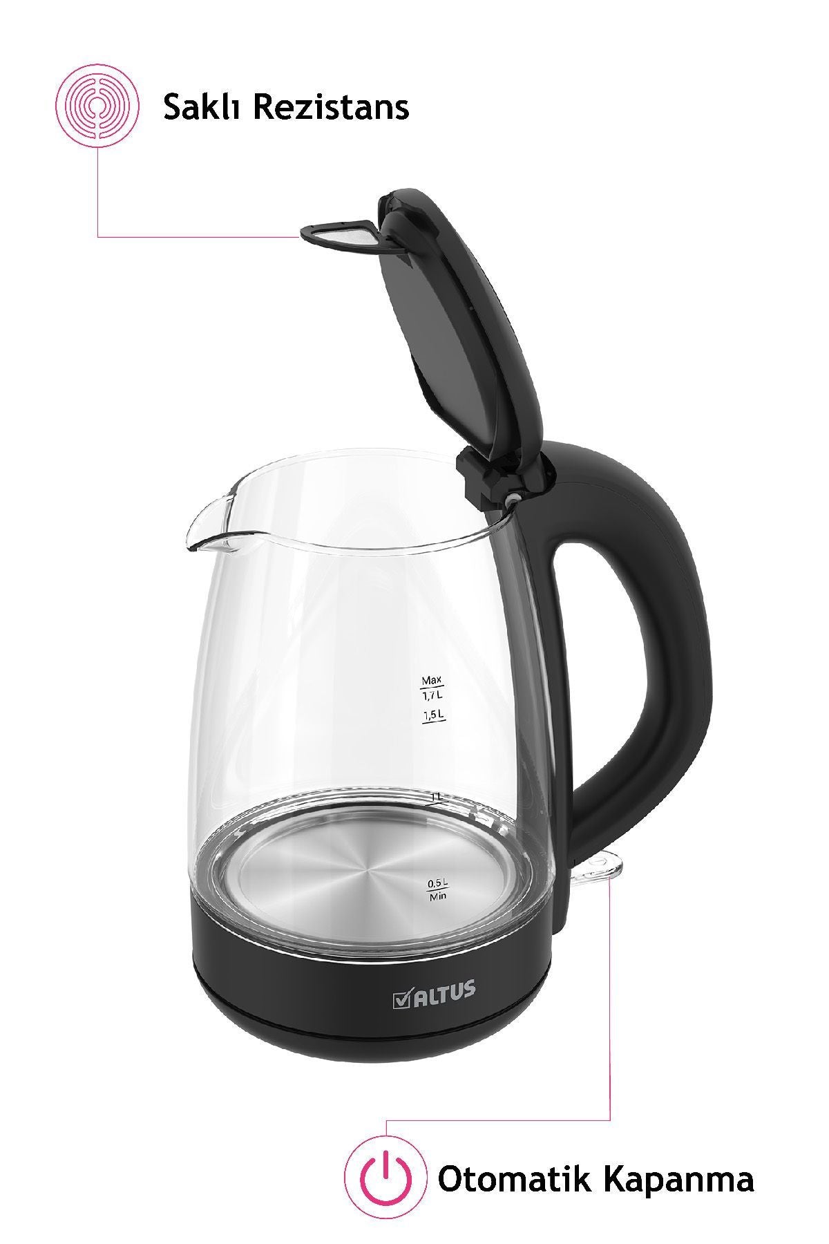 Altus Al Cam Kettle - Görsel 6